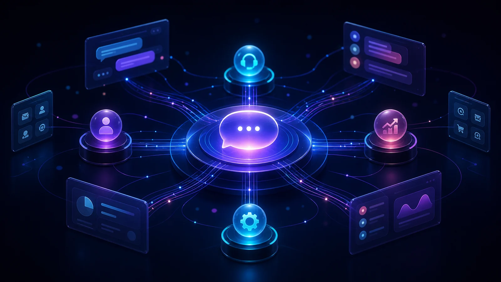 Réseau d'agents IA pour automatiser le support, la vente et les opérations des PME