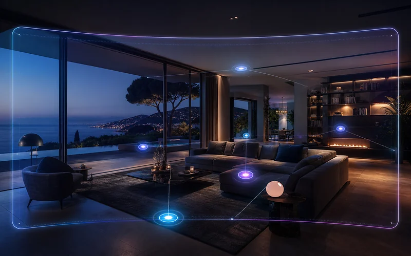 Visite virtuelle d'une villa dans le Var avec vue méditerranéenne