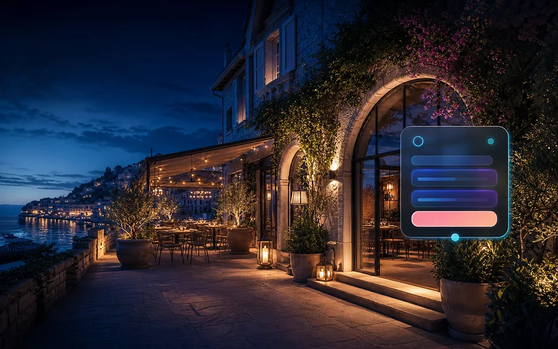 Façade de restaurant dans le Var avec réservation en ligne